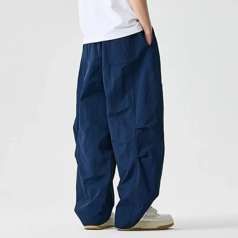 Renlo Relaxed Drawstring Wide-Leg Pants