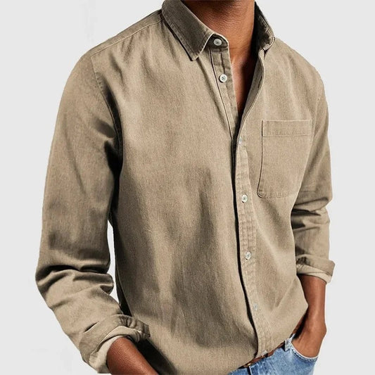 Rivani Relaxed Cotton Button-Up Shirt