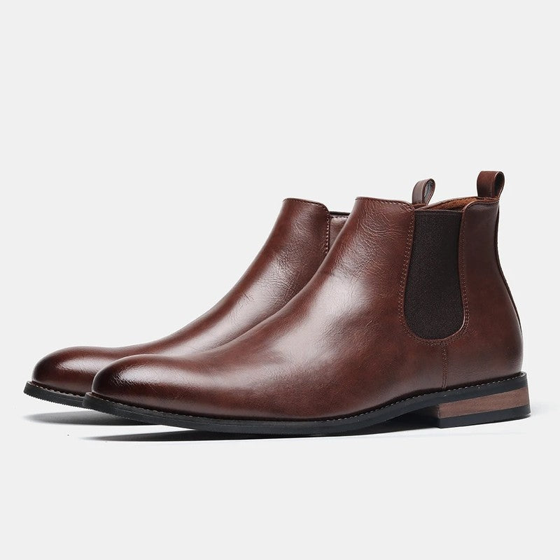 Rivaro Polished Ankle Chelsea Boots