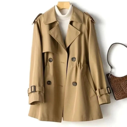 Rivelle Relaxed Double-Breasted Trench Coat