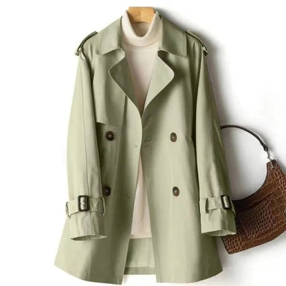 Rivelle Relaxed Double-Breasted Trench Coat