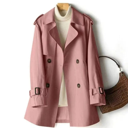 Rivelle Relaxed Double-Breasted Trench Coat