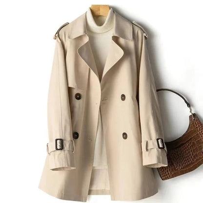 Rivelle Relaxed Double-Breasted Trench Coat