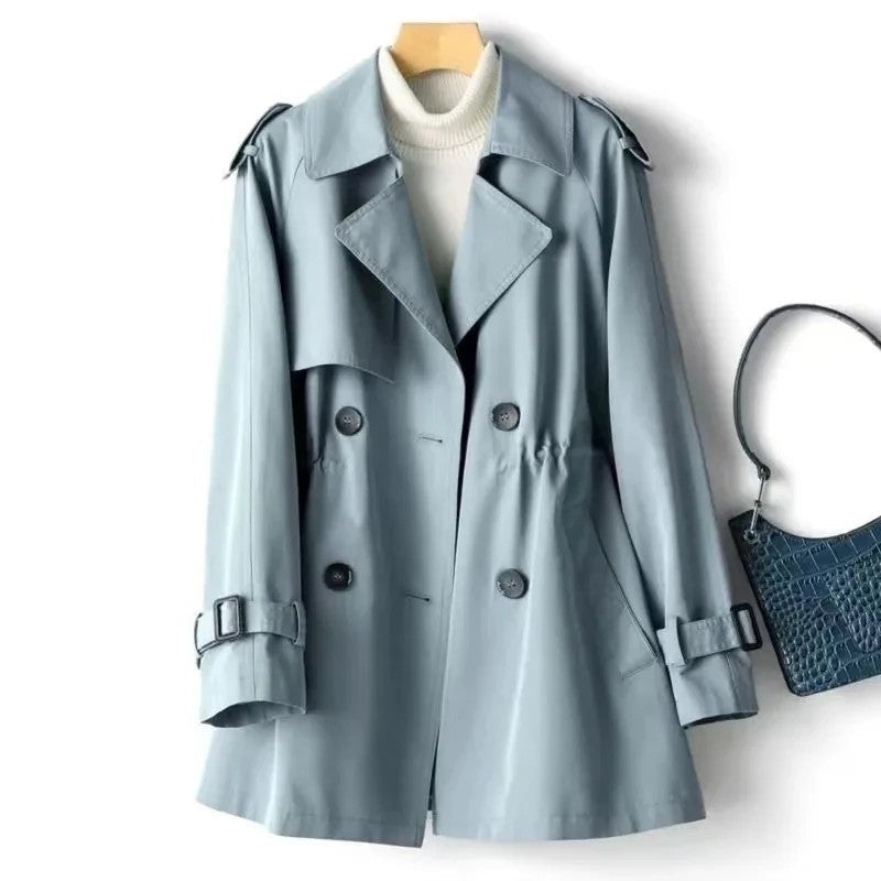 Rivelle Relaxed Double-Breasted Trench Coat