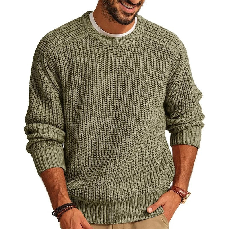 Robert Men's Relaxed Waffle Knit Sweater