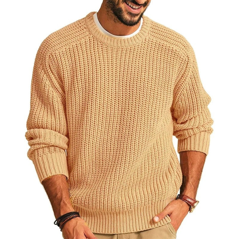 Robert Men's Relaxed Waffle Knit Sweater