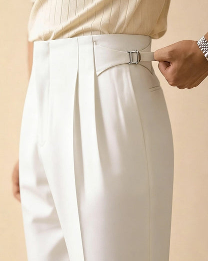 Roselle Relaxed Pleated Adjustable Trousers