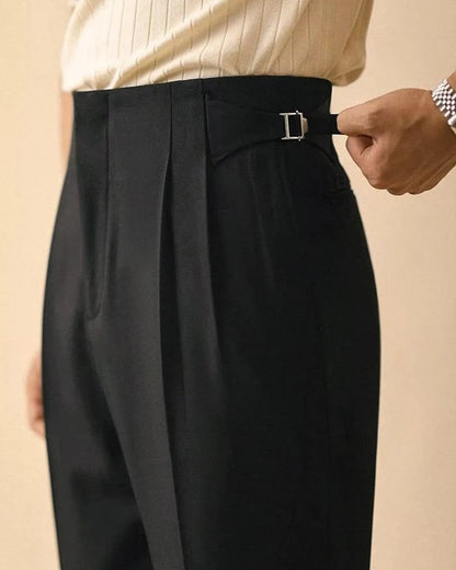 Roselle Relaxed Pleated Adjustable Trousers