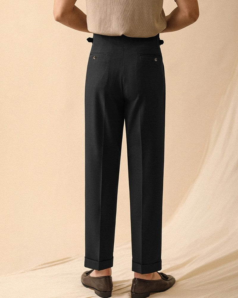 Roselle Relaxed Pleated Adjustable Trousers