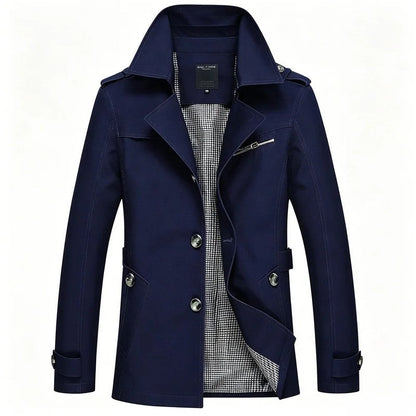 Rovelle Double-Breasted Modern Trench Coat