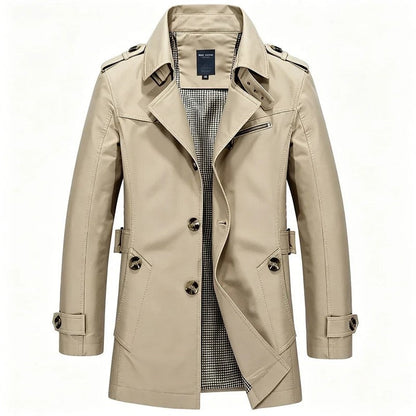Rovelle Double-Breasted Modern Trench Coat