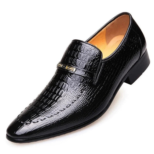 Rovino Embossed Slip-On Dress Loafer