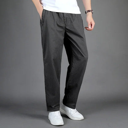 Ruvier Relaxed Tapered Cotton Pants