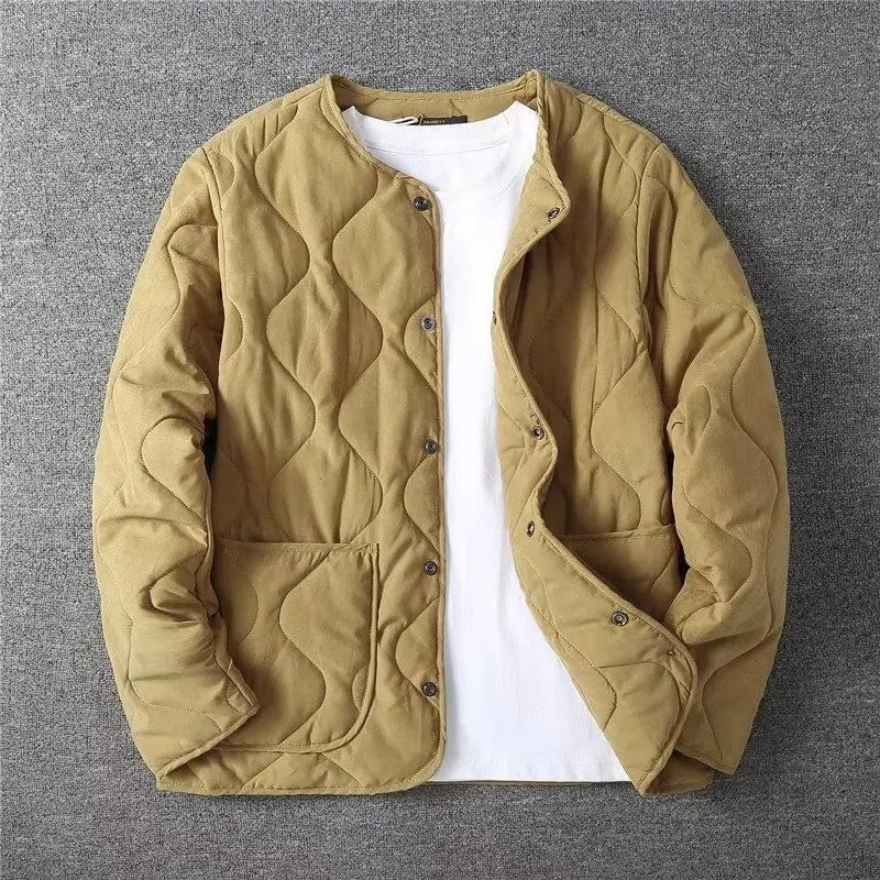 Sabine Quilted Lightweight Snap Jacket