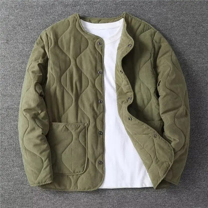 Sabine Quilted Lightweight Snap Jacket