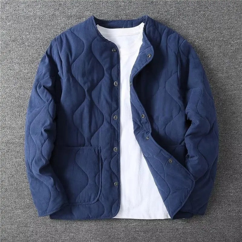 Sabine Quilted Lightweight Snap Jacket