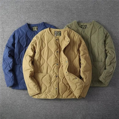 Sabine Quilted Lightweight Snap Jacket