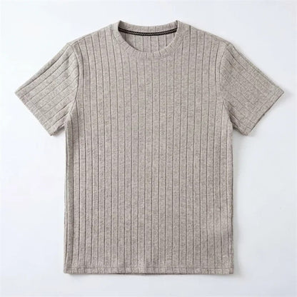 Samuel Men's Ribbed Stretch Knit T-Shirt