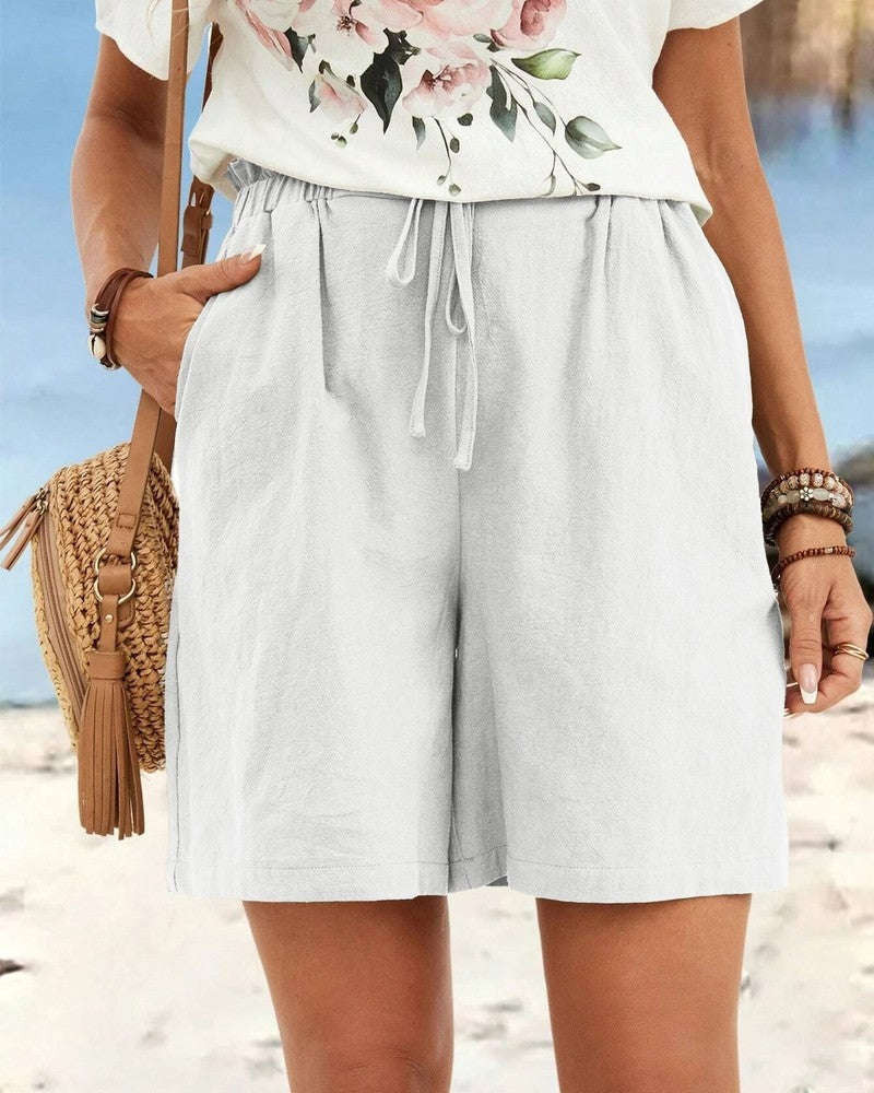 Sandra Women's Relaxed Drawstring Everyday Shorts