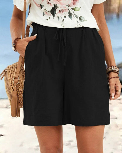 Sandra Women's Relaxed Drawstring Everyday Shorts