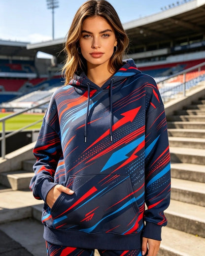 Sara Women's Graphic Relaxed Fit Hoodie
