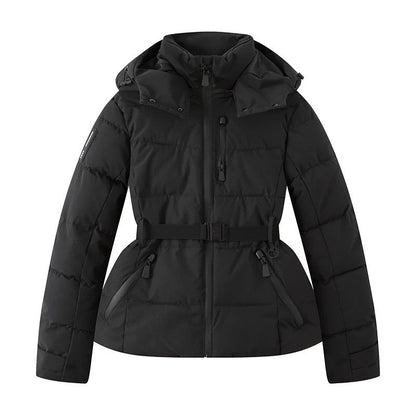 Sariel Belted Hooded Puffer Jacket