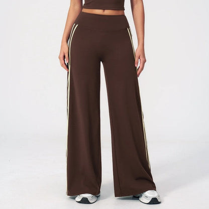 Serava Relaxed Side Stripe Wide-Leg Pants