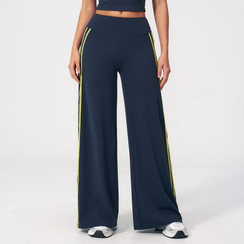 Serava Relaxed Side Stripe Wide-Leg Pants