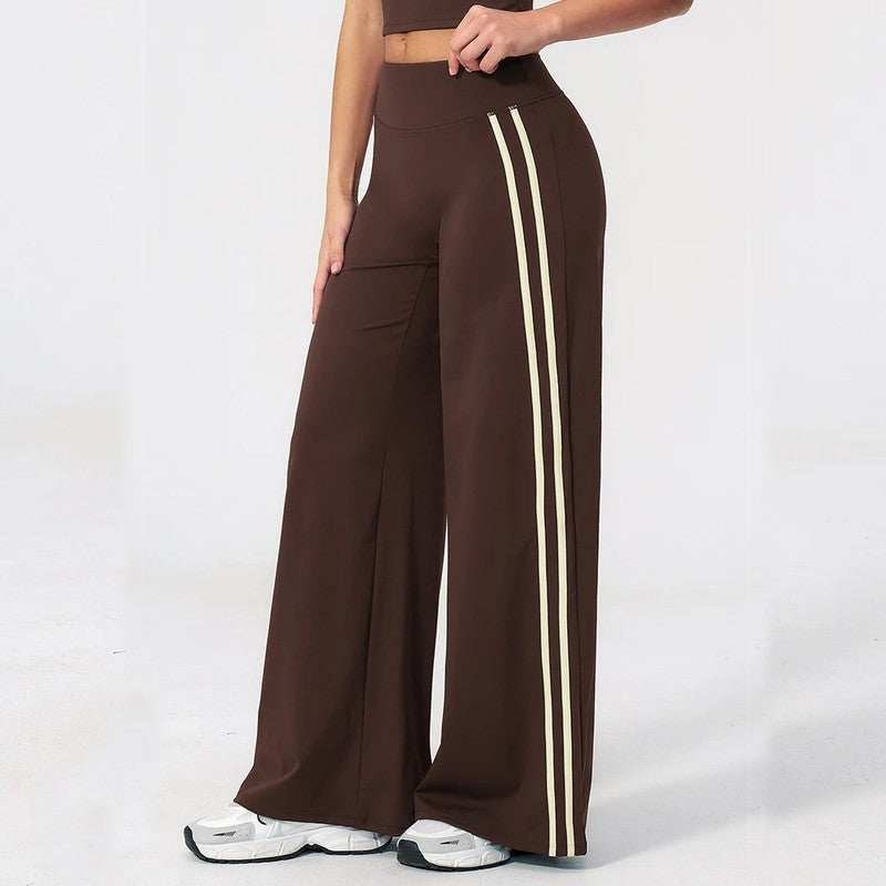 Serava Relaxed Side Stripe Wide-Leg Pants