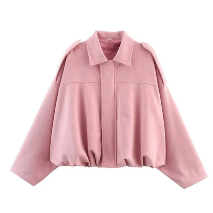 Sorelle Relaxed Drop-Shoulder Cropped Jacket