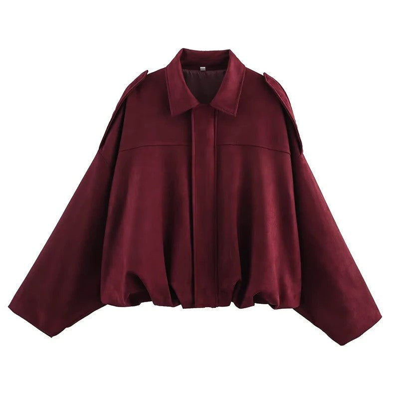 Sorelle Relaxed Drop-Shoulder Cropped Jacket