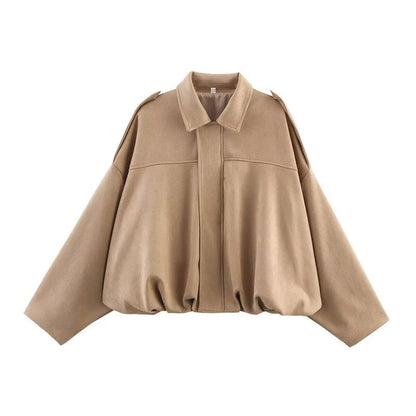 Sorelle Relaxed Drop-Shoulder Cropped Jacket