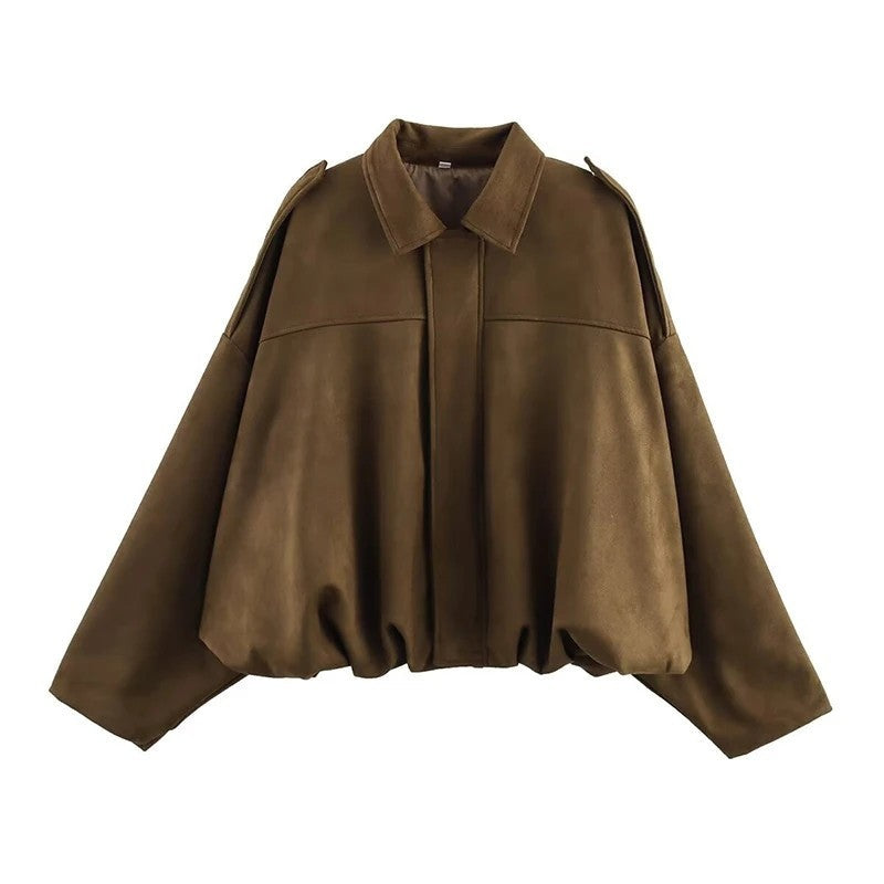 Sorelle Relaxed Drop-Shoulder Cropped Jacket