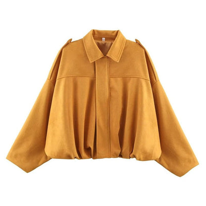 Sorelle Relaxed Drop-Shoulder Cropped Jacket