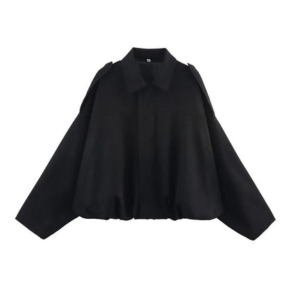 Sorelle Relaxed Drop-Shoulder Cropped Jacket