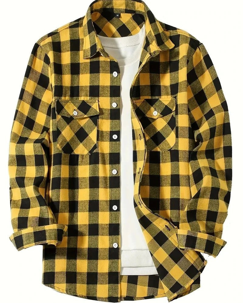 Stefan Relaxed Plaid Button-Up Shirt