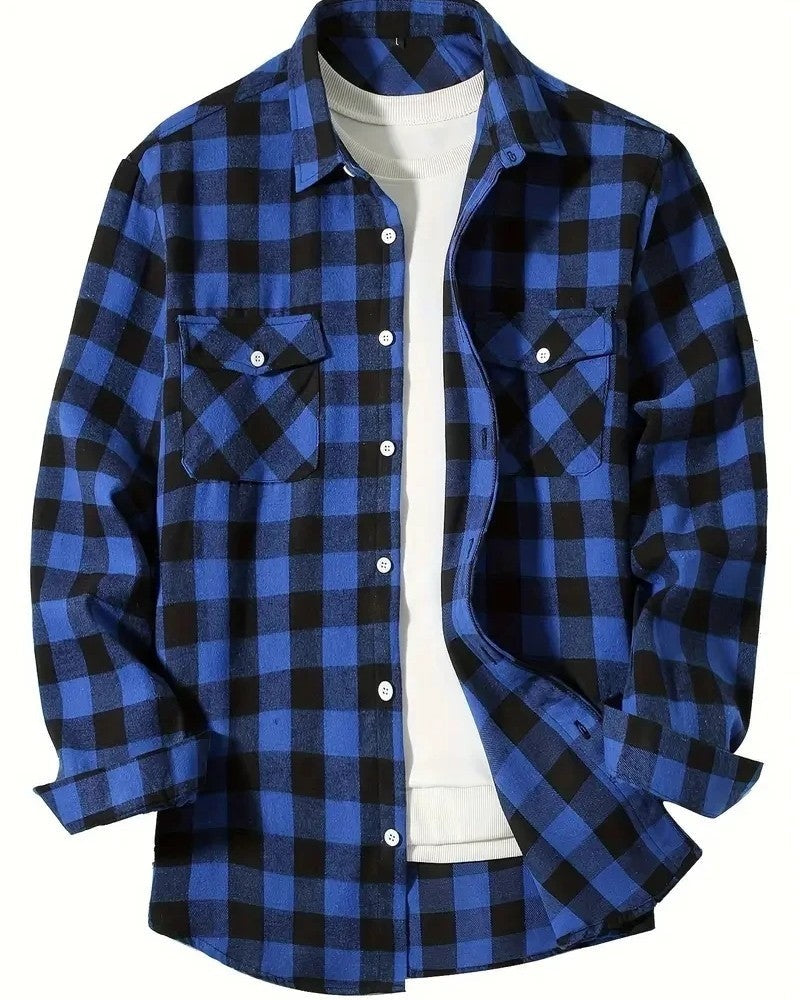 Stefan Relaxed Plaid Button-Up Shirt