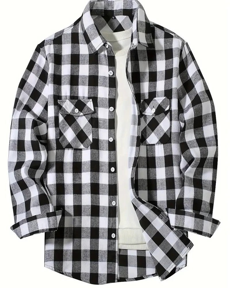 Stefan Relaxed Plaid Button-Up Shirt
