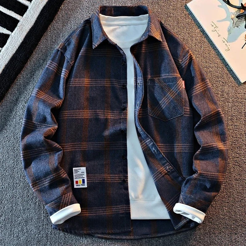 Talsa Relaxed Plaid Button-Up Shirt
