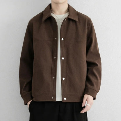 Plus Size Tavien Relaxed Snap-Front Shirt Jacket