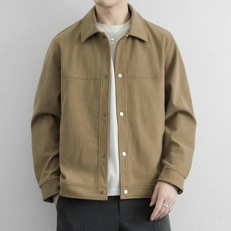 Plus Size Tavien Relaxed Snap-Front Shirt Jacket