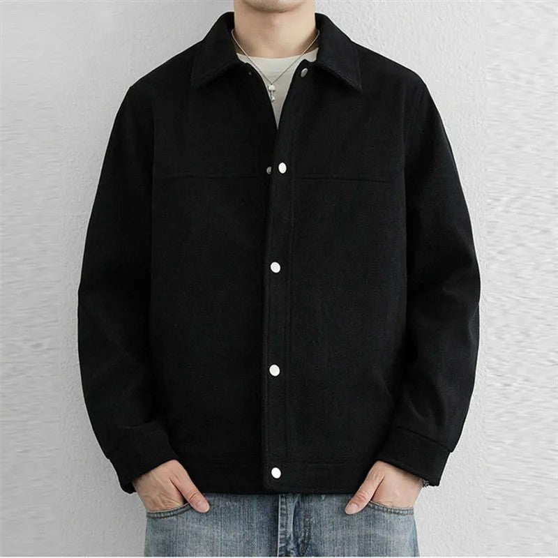 Plus Size Tavien Relaxed Snap-Front Shirt Jacket