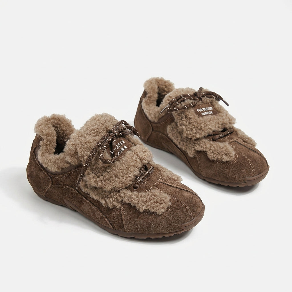Teresa Women's Fleece Lined Suede Sneakers