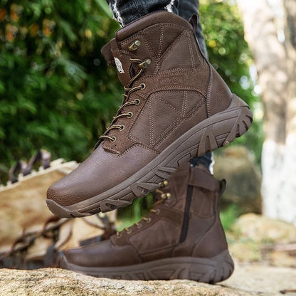 Vandrik Rugged Lace-Up Tactical Boots