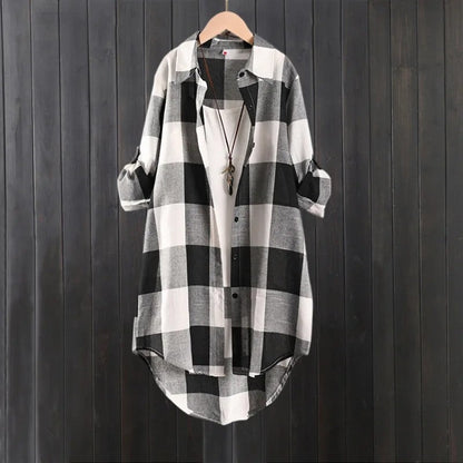 Varella Relaxed Plaid Button-Up Shirt