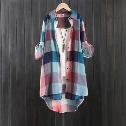 Varella Relaxed Plaid Button-Up Shirt