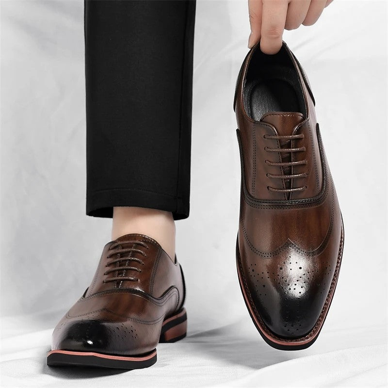 Varello Wingtip Brogue Oxford Dress Shoes