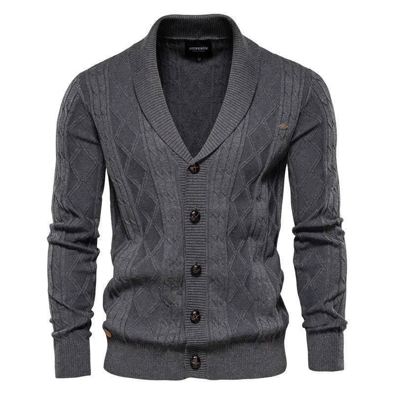 Varese Cable Knit Shawl Cardigan