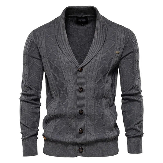 Varese Cable Knit Shawl Cardigan
