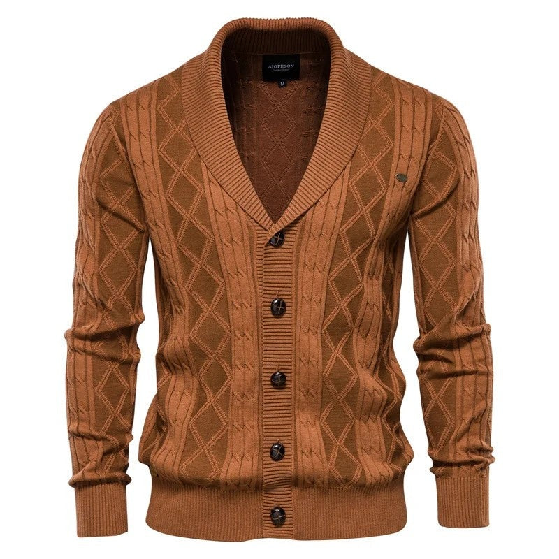 Varese Cable Knit Shawl Cardigan